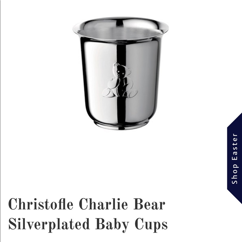 Christofle Charlie Bear cup